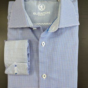 Bugatchi Uomo Men's Long Sleeve Button Front Shirt